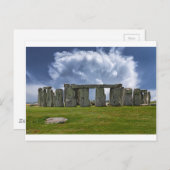 Carte Postale Le monument de Stonehenge (Devant / Derrière)