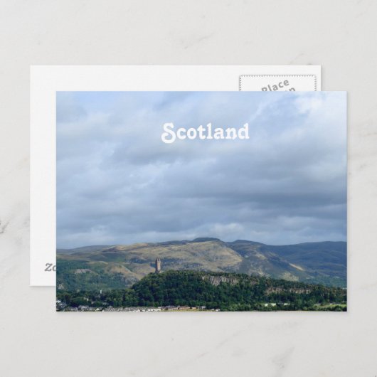 Carte Postale Le monument de Wallace (Devant / Derrière)