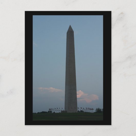 Carte Postale Le monument de Washington (Devant)