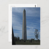 Carte Postale Le monument de Washington (Devant / Derrière)