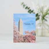 Carte Postale Le monument de Washington (Debout devant)