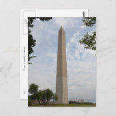 Carte Postale Le monument de Washington (Devant / Derrière)