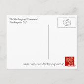 Carte Postale Le Monument de Washington, Washington D.C. (Dos)
