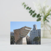 Carte Postale Le monument Francesc Macià, Barcelone (Debout devant)