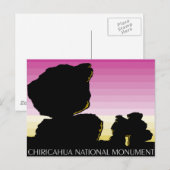 Carte Postale Le monument national de Chiricahua (Devant / Derrière)