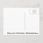 Carte Postale Le monument national de Wallace (Dos)