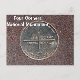 Carte Postale Le Monument National des Quatre Coins