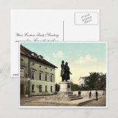 Carte Postale Le monument Schiller et Goethe, Weimar, Thuringe (Devant / Derrière)