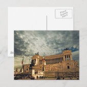 Carte Postale Le monument Vittorio Emanuele (Devant / Derrière)