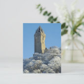 Carte Postale Le monument Wallace Stirling Scotland en hiver (Debout devant)