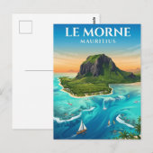 Carte Postale Le Morne Brabant, Le Morne, Black River (Devant / Derrière)