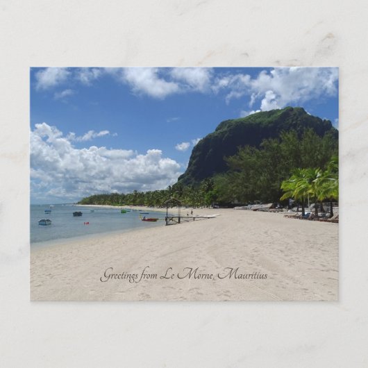 Carte Postale Le Morne, Maurice (Devant)