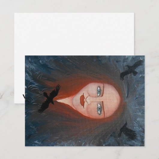 Carte Postale Le Morrígan (Devant / Derrière)