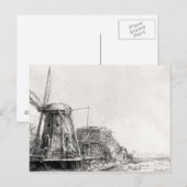 Carte Postale Le moulin, 1641 (Devant / Derrière)
