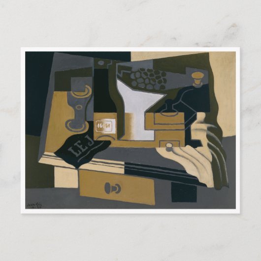 Carte Postale Le moulin à café de Juan Gris (Devant)