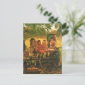 Carte Postale Le moulin à cidre 1880 (Debout devant)