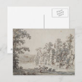 Carte Postale Le moulin à eau de la Ford (Devant / Derrière)