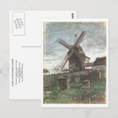Carte Postale Le Moulin de Blute-Fin, Van Gogh Fine Art (Devant / Derrière)