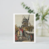 Carte Postale Le Moulin de Blute-Fin, Vincent van Gogh (Debout devant)