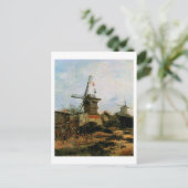 Carte Postale Le Moulin de Blute-Fin, Vincent van Gogh (Debout devant)