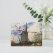 Carte Postale Le Moulin de la Galette par Vincent van Gogh (Debout devant)