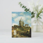 Carte Postale Le Moulin de la Galette par Vincent van Gogh (Debout devant)