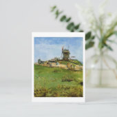 Carte Postale Le Moulin de la Galette, Vincent van Gogh (Debout devant)