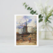 Carte Postale Le Moulin de la Galette, Vincent van Gogh (Debout devant)