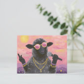 Carte Postale Le mouton noir qui déchire (Debout devant)