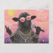 Carte Postale Le mouton noir qui déchire (Devant)