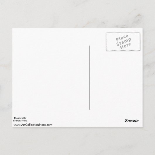 Carte Postale Le Mulatto Par Hals Frans (Dos)