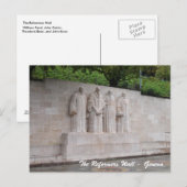 Carte Postale Le Mur des réformateurs - Genève (Devant / Derrière)