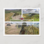 Carte Postale Le mur d'Hadrien - Greenhead Lough (Devant)