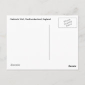 Carte Postale Le mur d'Hadrien, Northumberland, Angleterre (Dos)