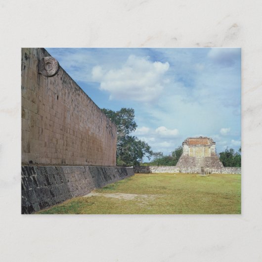Carte Postale Le mur du Ball Court (Devant)