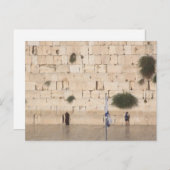 Carte Postale Le Mur Occidental (Kotel), Jérusalem (Devant / Derrière)