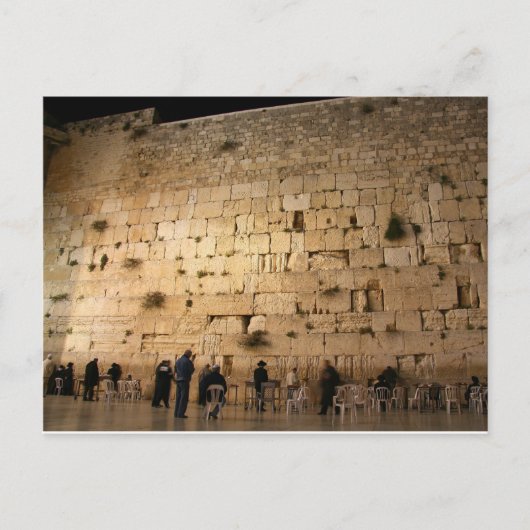 Carte Postale Le Mur Occidental (Kotel), Jérusalem (Devant)