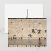 Carte Postale Le Mur Occidental (Kotel), Jérusalem (Devant / Derrière)