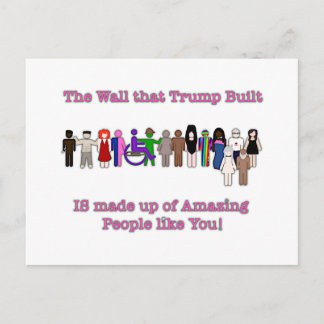 Carte Postale Le mur que Trump a construit