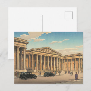 Carte Postale Le Musée britannique estampe japonaise sur bois