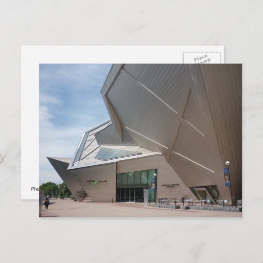 Carte Postale Le musée d'art de Denver (Devant / Derrière)