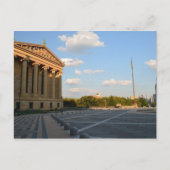 Carte Postale Le musée d'art de Philadelphie (Devant)
