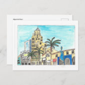 Carte Postale Le musée de cire d'Hollywood (Devant / Derrière)