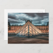 Carte Postale Le musée du Louvre (Devant / Derrière)