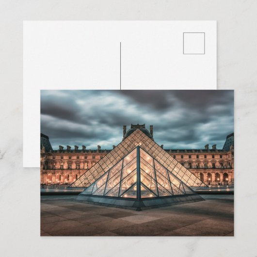 Carte Postale Le musée du Louvre (Devant / Derrière)