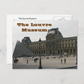 Carte Postale Le musée du Louvre à Paris (Devant / Derrière)
