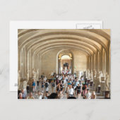 Carte postale Le Musée du Louvre en été, Paris Fra (Devant / Derrière)