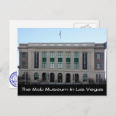 Carte Postale Le musée Mob à Las Vegas (Devant / Derrière)
