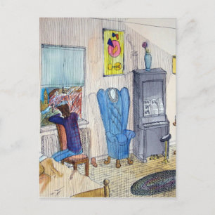 Carte Postale Le musicien