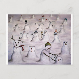 Carte Postale Le Mystère Révélé Sur Snowman Hill